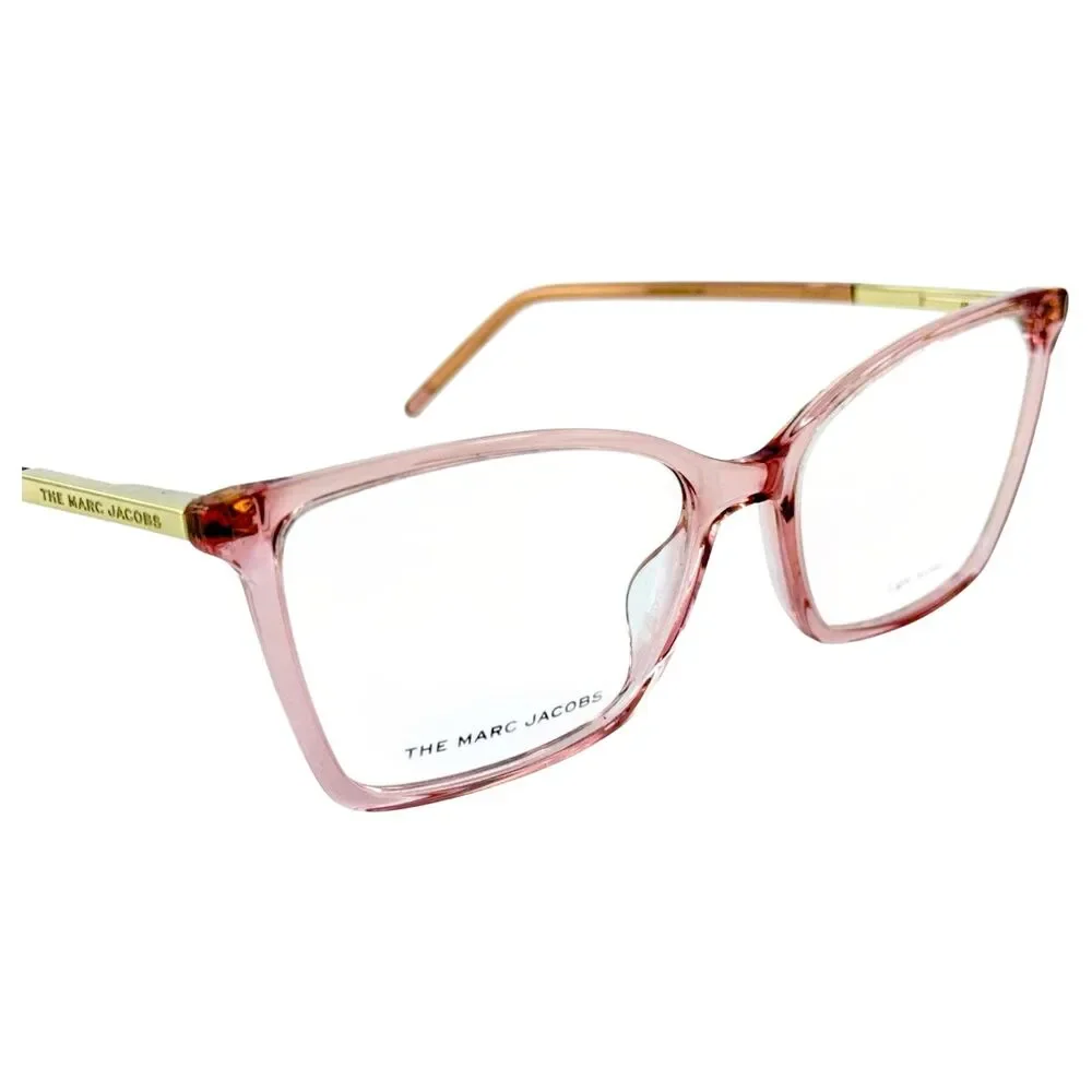 Marc Jacobs Marc 544 Womens Plastic Eyeglass Frame 35J Pink 54-17 Spring Hinges